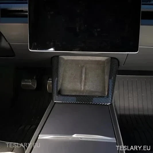 Tesla 3+ Highland Y Juniper Wireless Charger Fibra de carbono acabamento