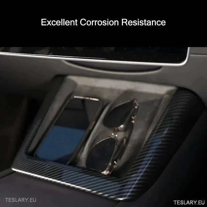 Tesla 3+ Highland Y Juniper Wireless Charger Fibra de carbono acabamento