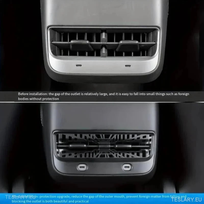 Tesla Modelo 3/Y Estilo de xadrez com ventilação de ar xadrez