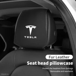 Tesla cabeças de repouso com logotipo para 3, y, s e x