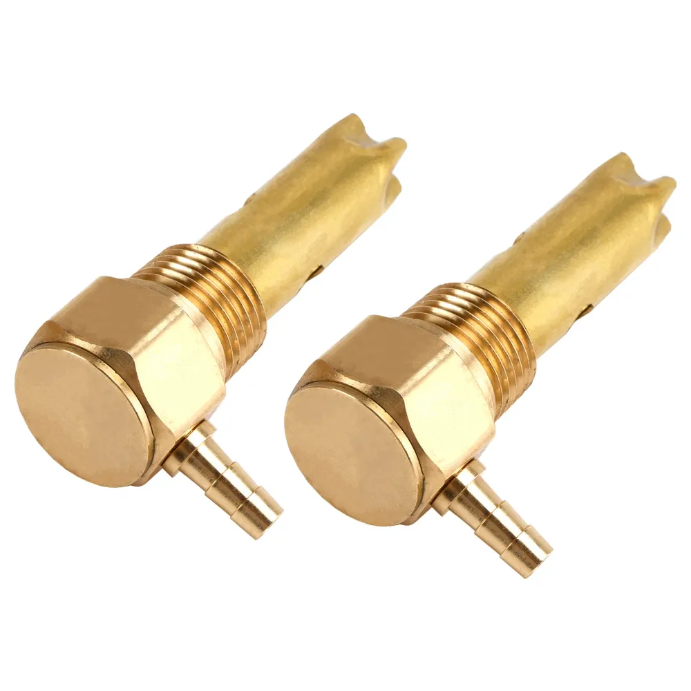 2X 0.25" Conjunto de ventilação do tanque de combustível com mangueira de dupla farpa FTA-V-50-02 para Peterbilt