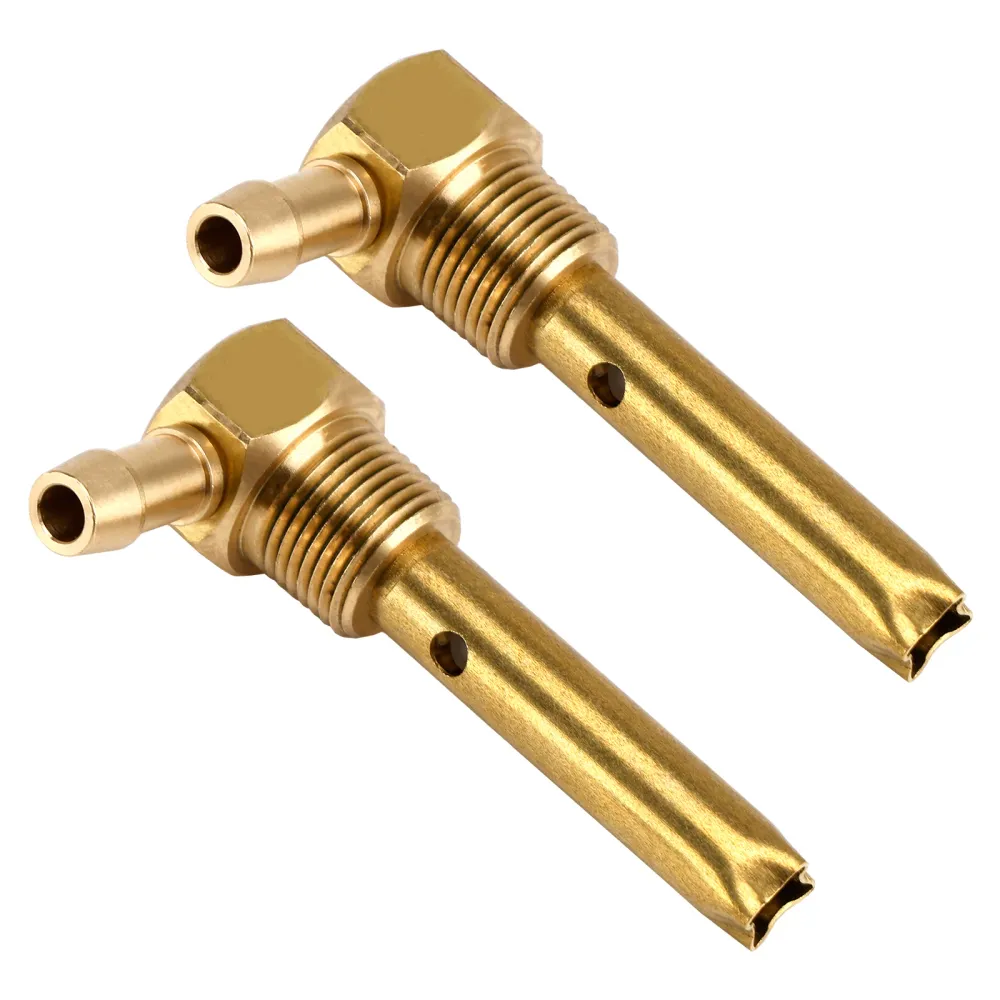 2x 5/16" Mangueira de ventilação do tanque de combustível ID 3/8"Rosca -18NPTF para tanques pequenos e grandes