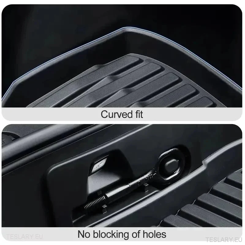 Tapetes de armazenamento TPE frontal e traseiro para Tesla Modelo 3 Highland (2)