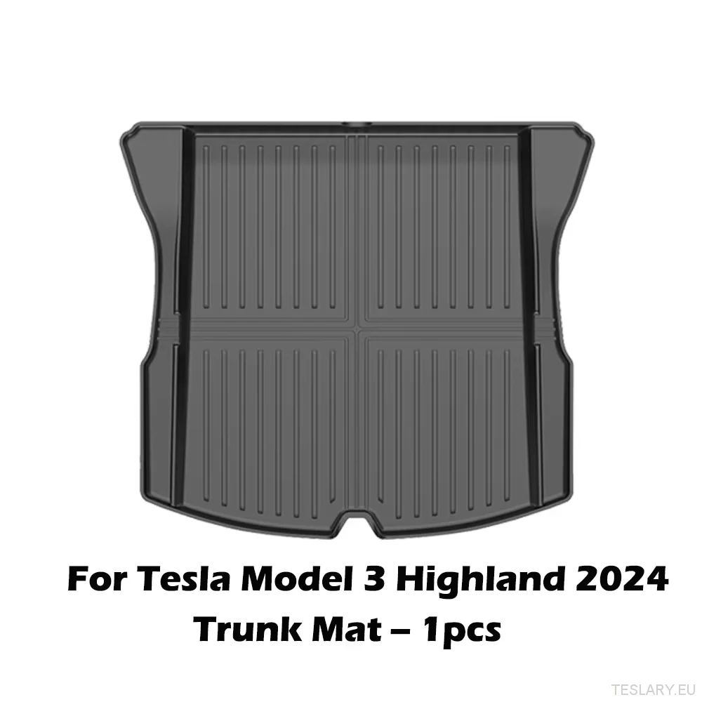 Tesla Modelo 3+ Highland TPE traseiro traseiro tapete