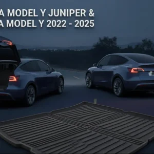Tesla para o Modelo Y+ Juniper 2025 Mat de troncos para qualquer clima-Cobertura completa TPE Anti-Slip Cargo Liner com pr...