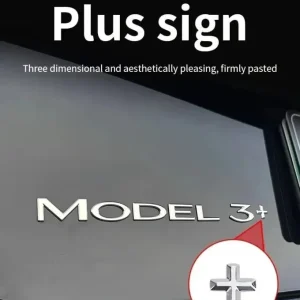 Tesla Modelo 3+ Longo Longo " +" LOGOTO Silver