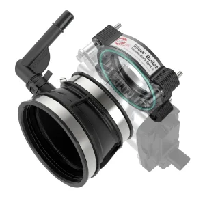 aFe 2020 Vette C8 Silver Bullet Aluminum Throttle Body Spacer / Works Factory Intake Only - Blk