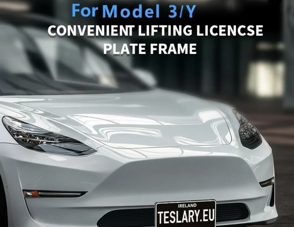 Titular da placa adequado para Tesla Modelo Y 2022 - 2025