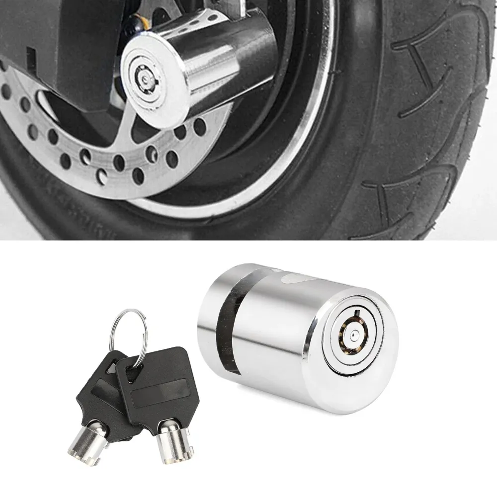1x Motocicleta Bicicleta Bicicleta Scooter Bloqueio de Seguranç Portátil Freio de Discos Bloqueio Genérico