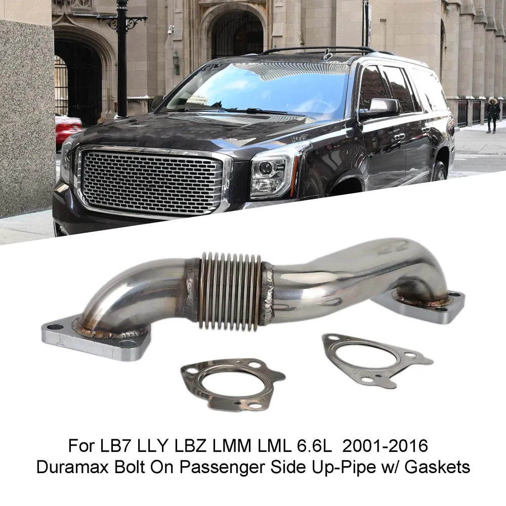 2001-2016 lb7 lly lbz lml lml 6.6l Duramax coletor de escape para cima com juntas