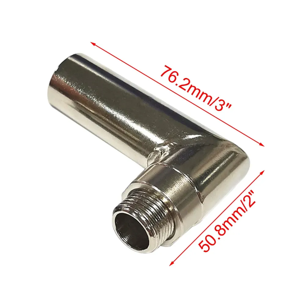 O2 Sensor de espaçador de oxigênio Extrender 90 graus 02 Extensão de Bung M18 x 1,5