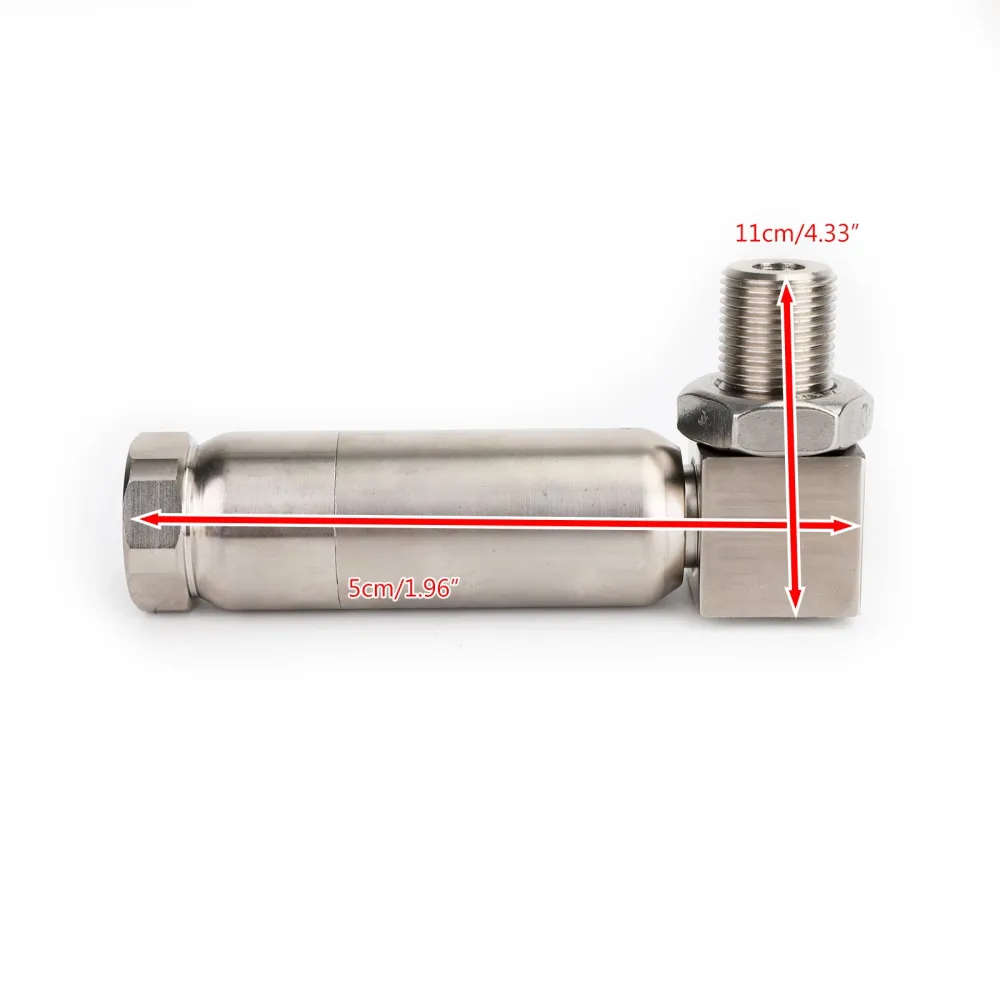 O2 Sensor de oxigênio Angulado Spacer 90 grau 02 Extensão M18 x 1,5 genérico