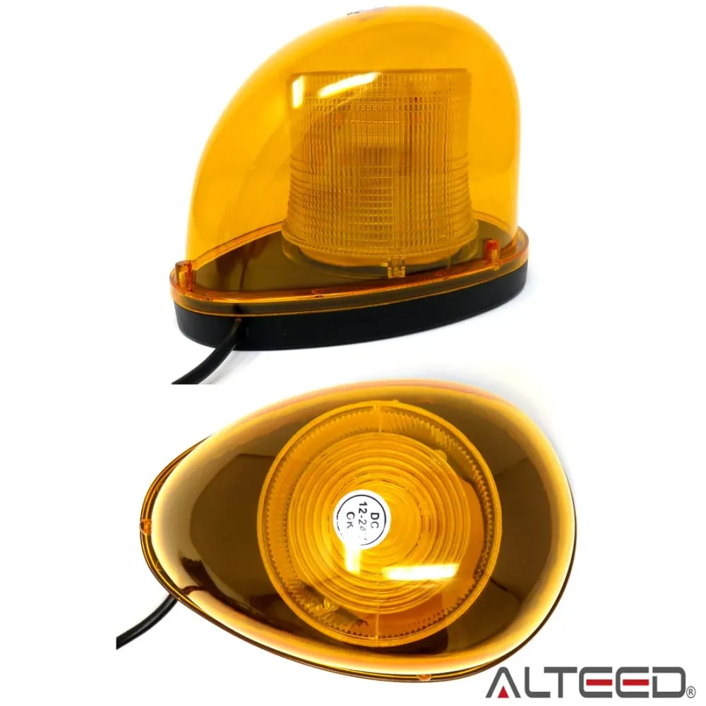 Alteed Luz Rotativa LED 7 Padrões 12V 24V Amarelo IP65