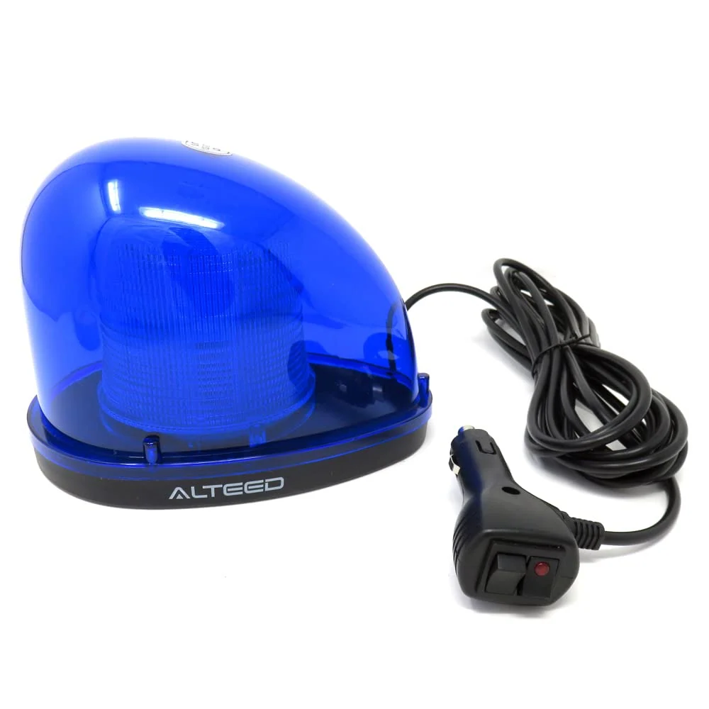 Alteed Luz Rotativa LED 7 Padrões 12V 24V Automotiva Azul
