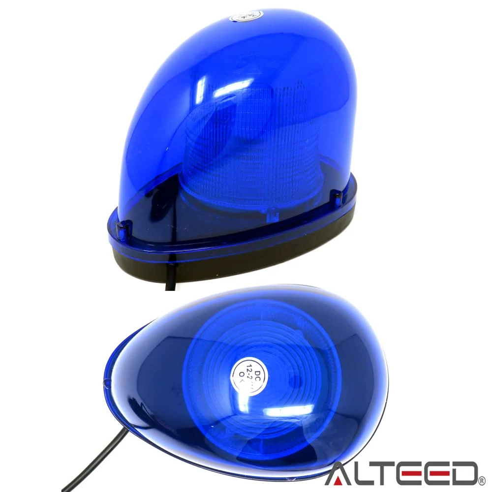 Alteed Luz Rotativa LED 7 Padrões 12V 24V Automotiva Azul