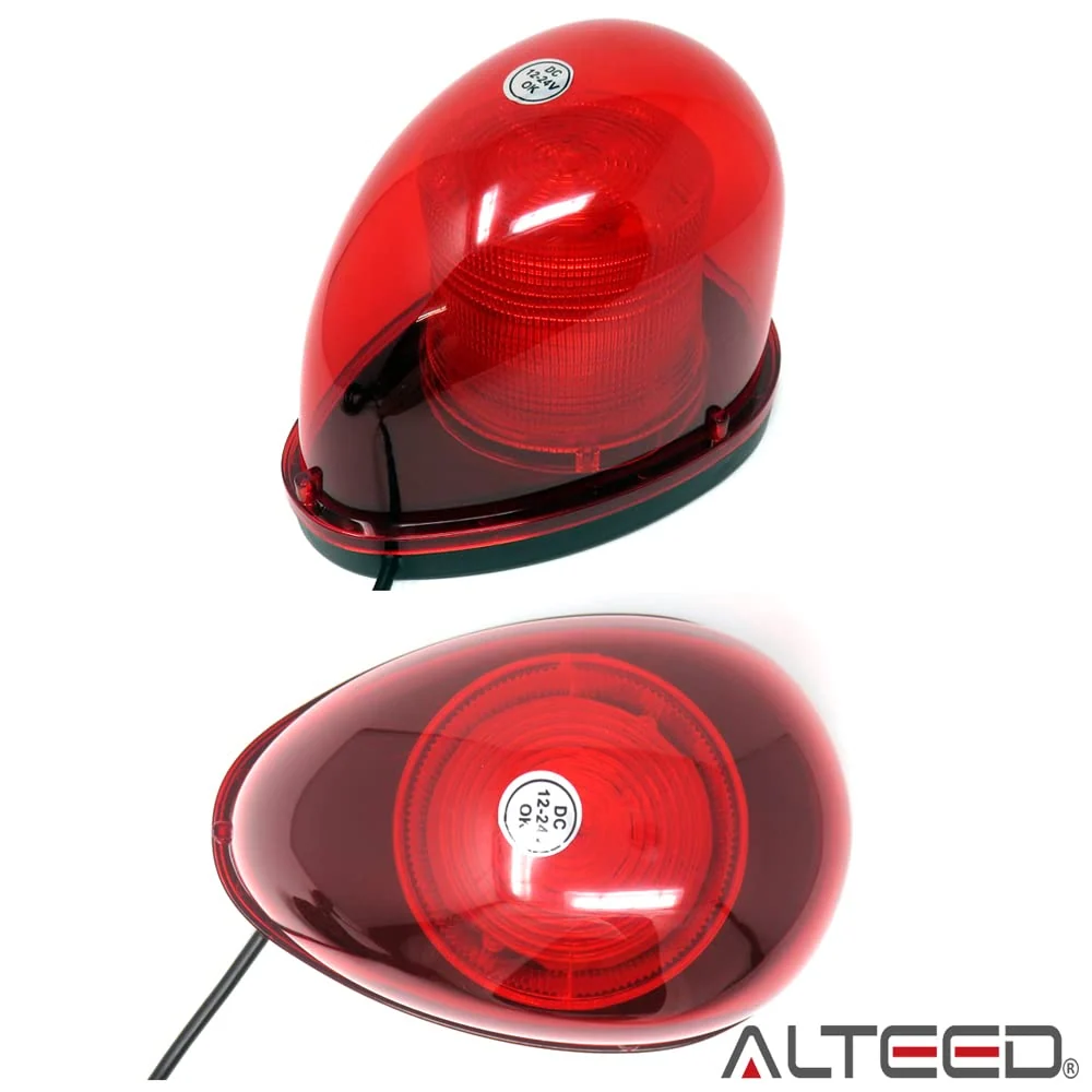 Alteed Luz Rotativa LED 7 Padrões 12V 24V Vermelha