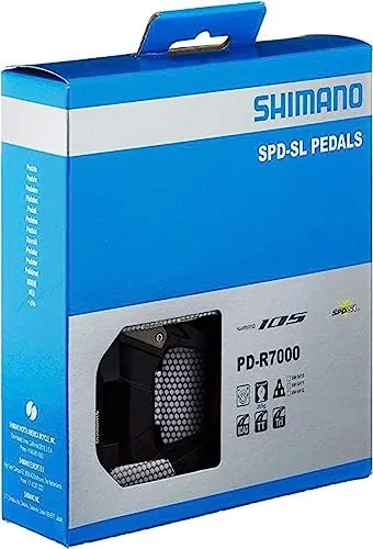 Shimano pedal SPD-SL PD-R7000 alto desempenho preto EPDR7000