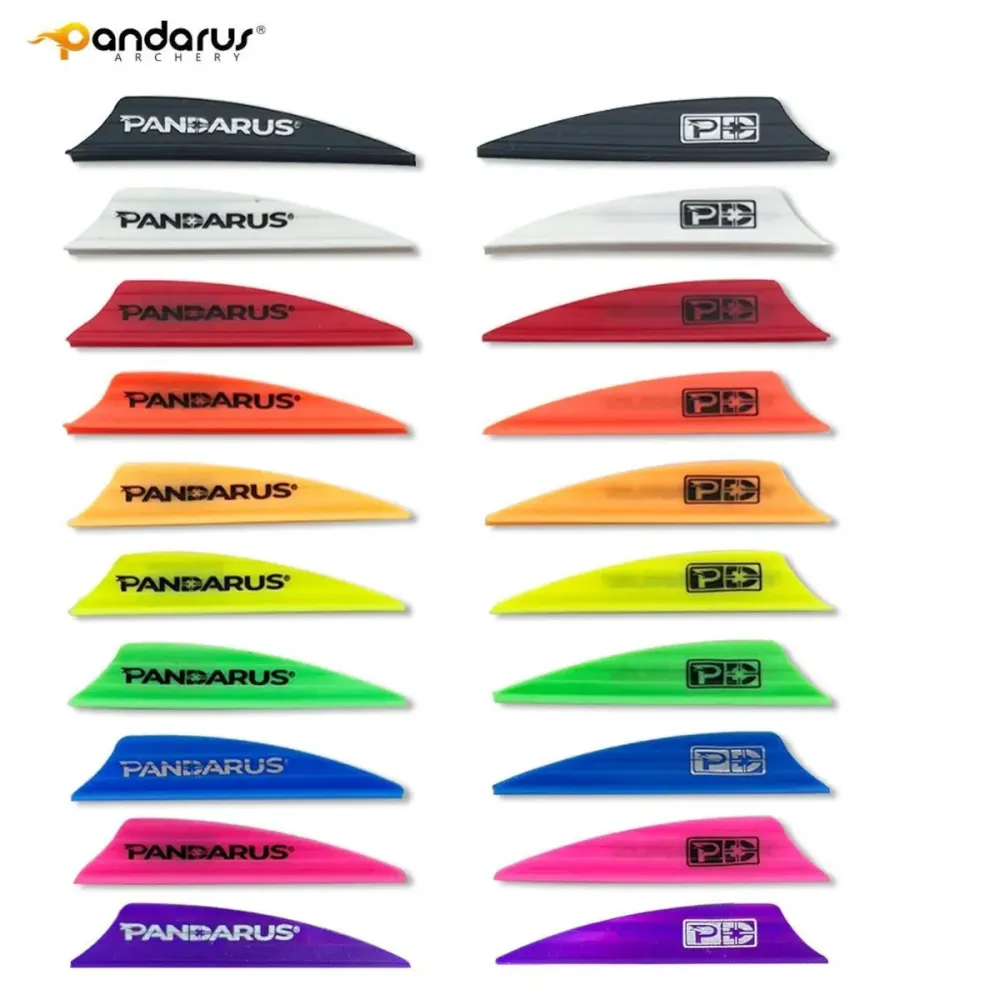 Pluma Pandarus Shield Vane 3" Negro
