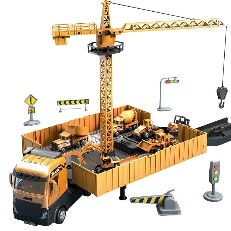 BrixBuddy Caminhão de Construção | 2 em 1 com Luz & Som, 3–5 anos – Construção Criativa e Aprendizagem