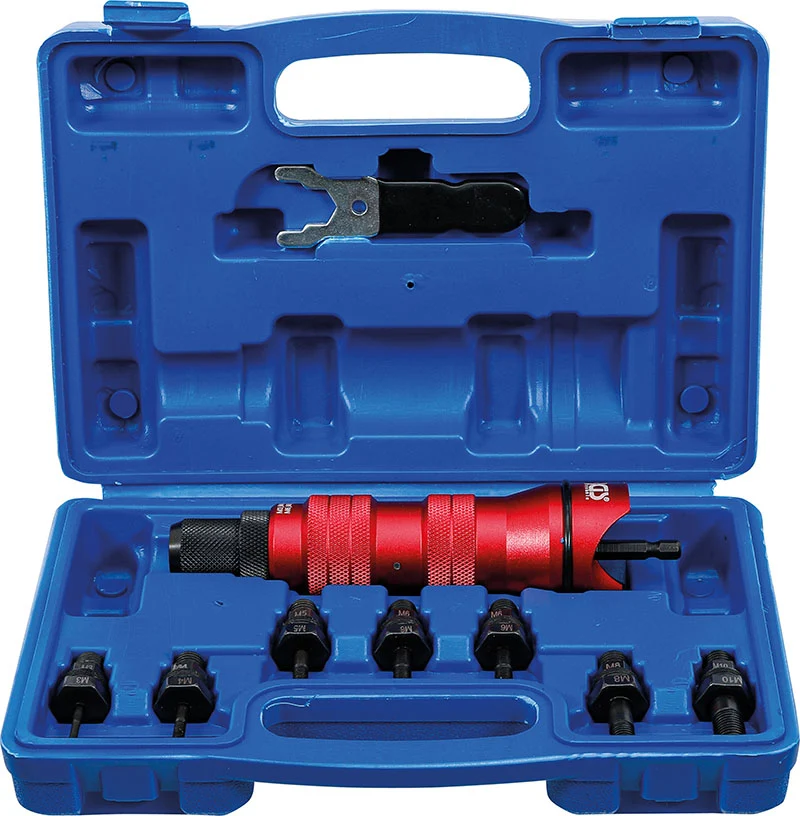 ACCESSORIO RIVETTATRICE PER USO C/AVVITATORI, METALLO,M3-M10