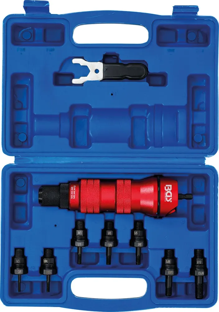 ACCESSORIO RIVETTATRICE PER USO C/AVVITATORI, METALLO,M3-M10