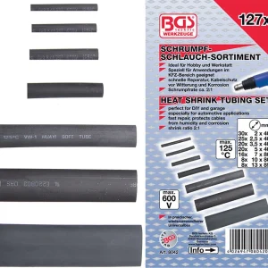 ASSORTIMENTO 127 PEZZI, GUAINE TERMORESTRINGENTI BGS8042