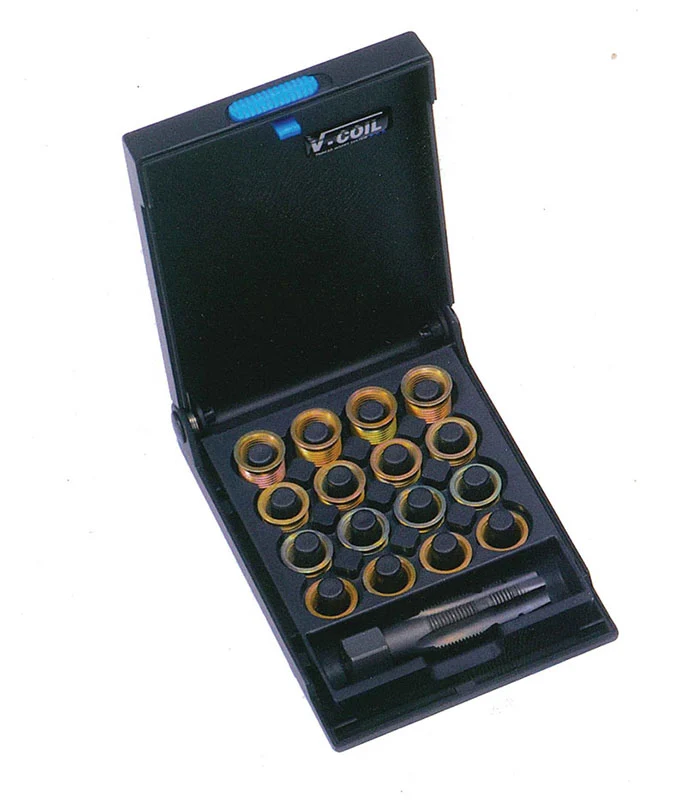 ASSORTIMENTO FILETTI RIPORTATI TIPO BUSSOLA PER CANDELE, FILETTO M14 X 1,25 19113