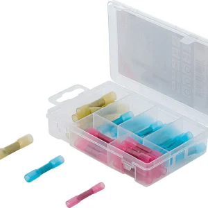 ASSORTIMENTO 36 PEZZI, CONNETTORI CON GUAINA TERMORESTRINGENTE BGS85221