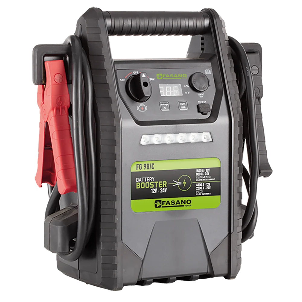 Avviatore di emergenza portatile 12/24V, 44Ah Fasano FG 98/C