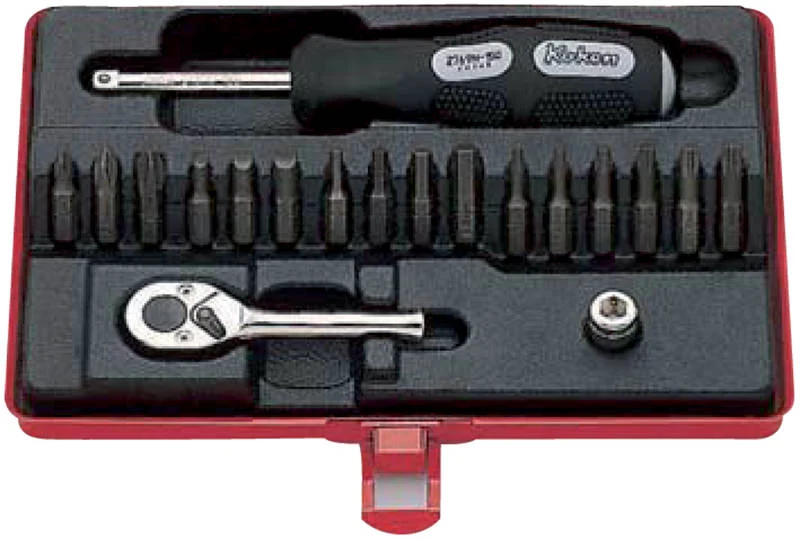 CASSETTA METALLICA 19 PZ. 192 X 122 X H 30 MM Koken 2276 1/4"