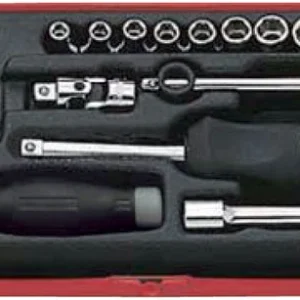 CASSETTA METALLICA 31 PZ. 240 X 100 X H 32 MM Koken 2258M 1/4"
