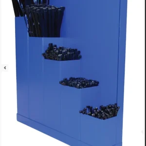 Contenitore metallico per fascette plastica Bgs Fermec KKB-DISPLAY + 1000 fascette