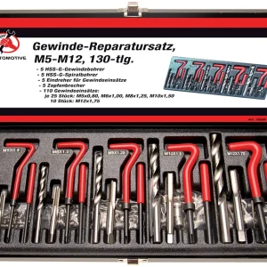 KIT 130 PZ RIPARA FILETTI M5-M12 BGS19500