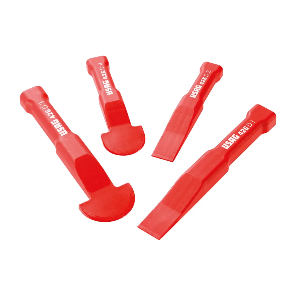 KIT DI 4 SCALPELLI SEPARATORI PLASTICA Usag 426 D/S4