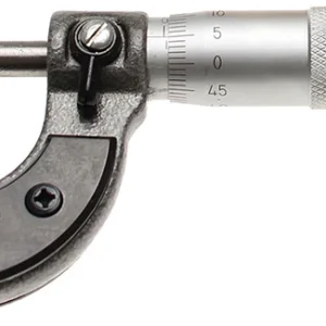 MICROMETRO CASSETTA LEGNO 0-25MM BGS1935