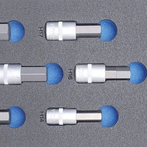 MODULO PER CARRELLO: 12 PEZZI, BUSSOLE ESAGONO MASCHIO ATT. 1/2” BGS4092