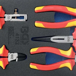 MODULO PER CARRELLO: 5 PEZZI PINZE ISOLATE VDE BGS4132