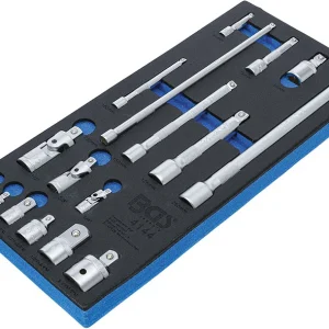 MODULO PER CARRELLO: 17 PEZZI, PROLUNGHE, SNODI E RIDUZIONI BGS4144