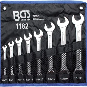 SERIE 8 CHIAVI FISSE FORCHETTA DOPPIE 6-22 BGS1182