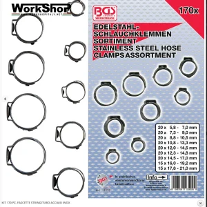 Set 170 fascette stringitubo FERMEC BGS BGS14115