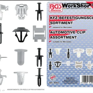 Set 270 clip automotive Bgs Fermec BGS9043 Mercedes Renault