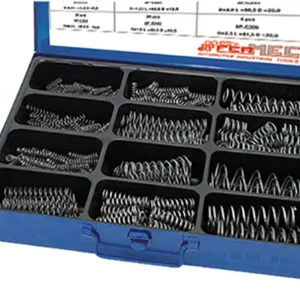 SET 394 PEZZI, MOLLE COMPRESSIONE, CASSETTA METALLICA Fermec FM108-420