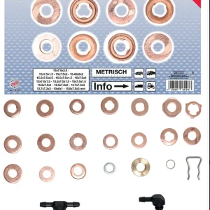 Set 551 pz. rondelle e accessori rondelle parafiamma Fermec Bgs 8107