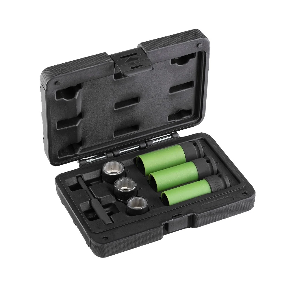 SET 3 BUSSOLE PER CERCHI LEGA LEGGERA CON ADATTATORI PER BULLONI DANNEGGIATI Fasano FG 628/S7
