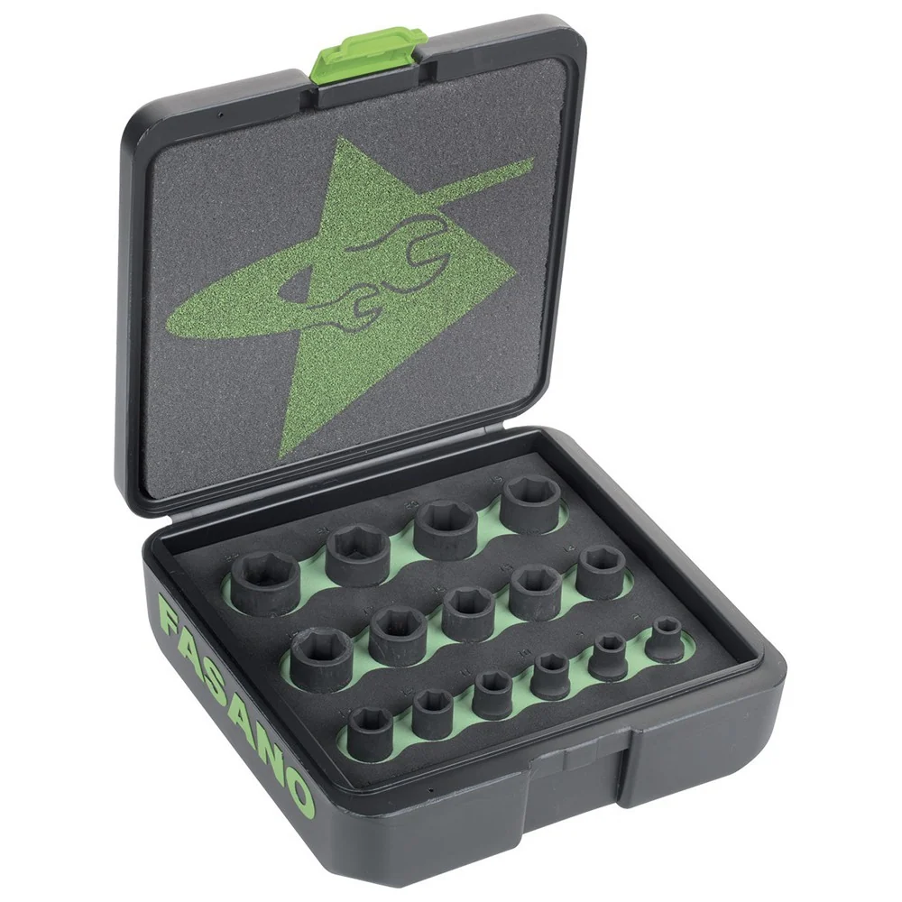 SET CHIAVI BUSSOLA ESAGONALI RINFORZATE - 3/8" Fasano FG 627/S15B