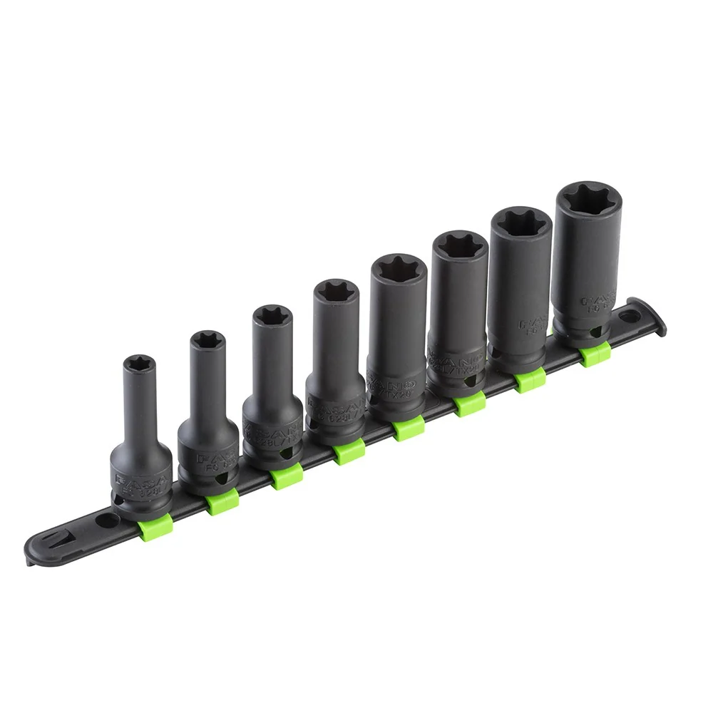 SET CHIAVI BUSSOLA RINFORZATE TORX Fasano FG 628L/TXS8