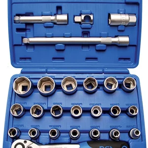 SET 27 PEZZI, BUSSOLE ATT. 1/2”, 8-32 MM BGS2224