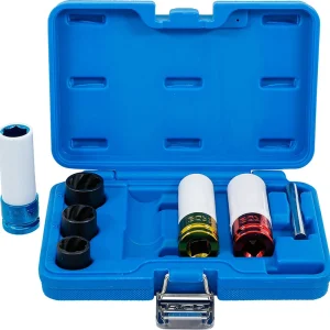 SET 7 PEZZI, BUSSOLE RIVESTITE 17 - 21 MM E ESTRATTORi, ATTACCO 1/2 BGS74297