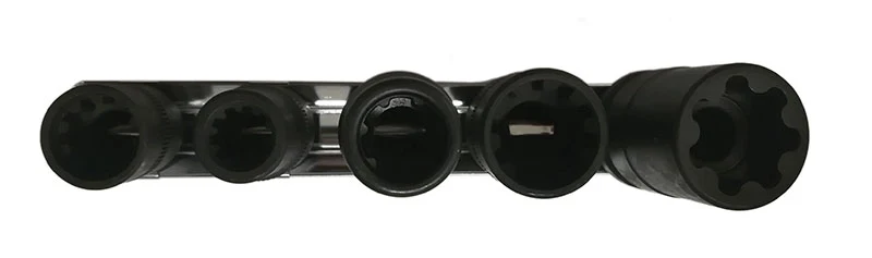 SET 5 PEZZI, BUSSOLE SPECIALI PER PINZE FRENI PER PORSCHE & VAG, SU GUIDA METALLICA FM-BRAKE