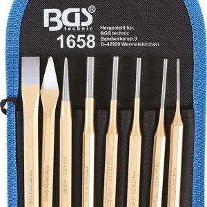 SET 8 PEZZI, CACCIASPINE, SCALPELLI E PUNZONE BGS1658